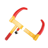 Heavy Duty Wheel Clamp Lock for Caravans, Trailers, Cars and Vans, Adjustable with 2 Keys