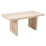 Hudson Carved Mango Wood 6 Seater Dining Table – Hand-Crafted Artisan Dining Room Table