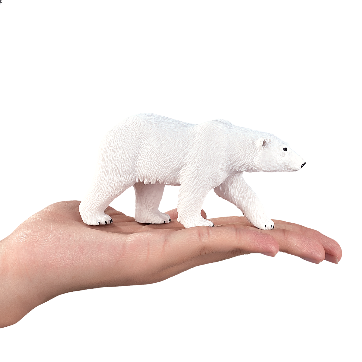 MojoFun Polar Bear Toy Figure – Realistic Animal Model