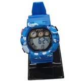 POLIT Army Kids Sports Digital Watch with LED Backlight, Chronograph & Alarm – Waterproof, Small Face