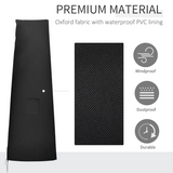 Outsunny Waterproof Parasol Cover with Cord Locks, 200cm – Weatherproof Cantilever Garden Umbrella Protector