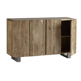 Baltic Live Edge Large Sideboard – Natural Wood Storage Cabinet with Cupboards