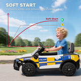Kids Electric Police Car with 2.4G Remote Control, Lights, Siren & MP3 – 12V Ride-On for Ages 3-5
