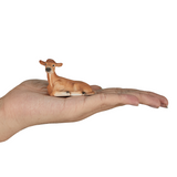 MojoFun Jersey Calf Lying Down Toy Figure – Realistic Farm Animal Model