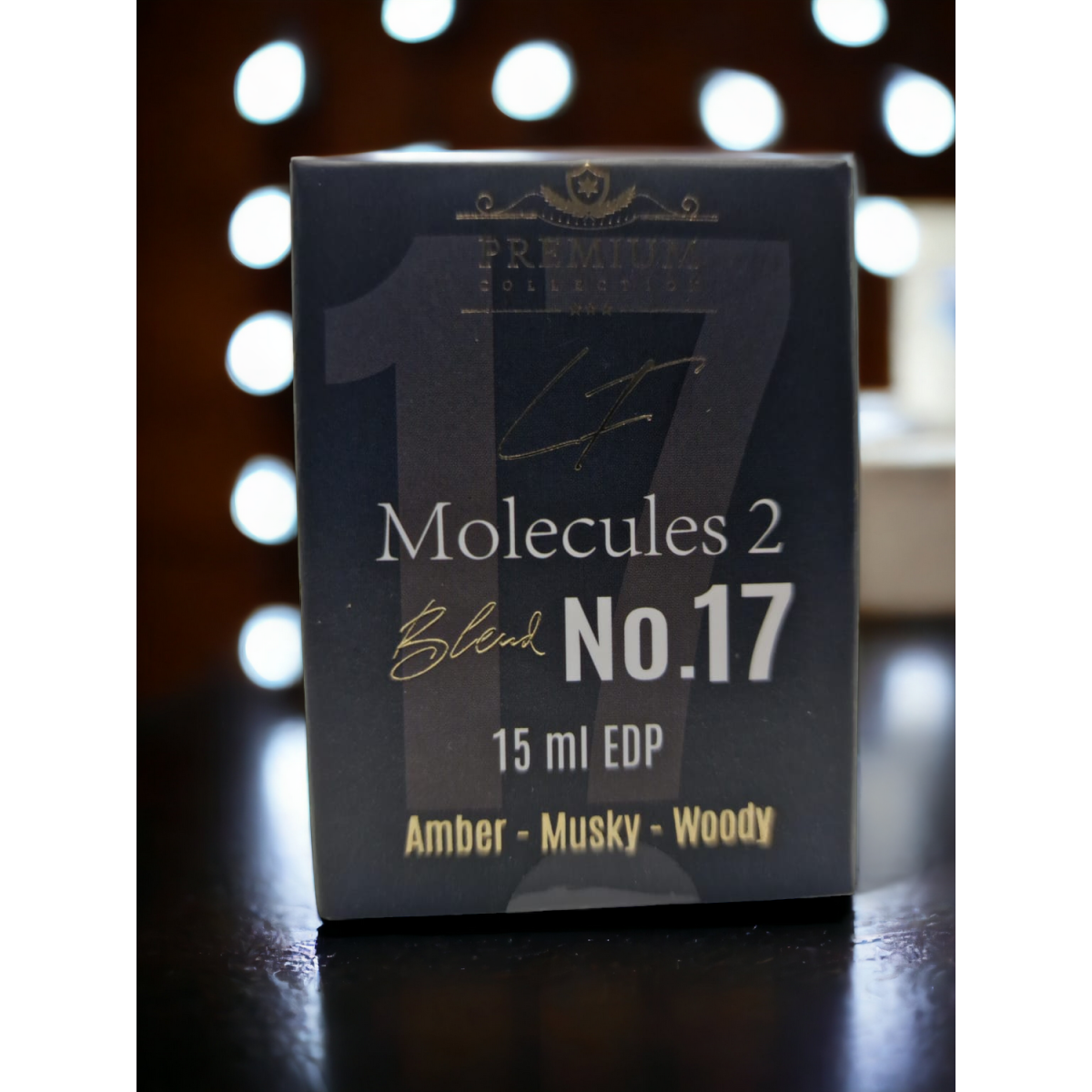 Livfragrance Blend No.17 Molecules 2 Eau de Parfum Oil-Based Clean Ambroxan & Musk Travel Fragrance 15ml – Musky, Amber & Oriental Fragrance, Unisex