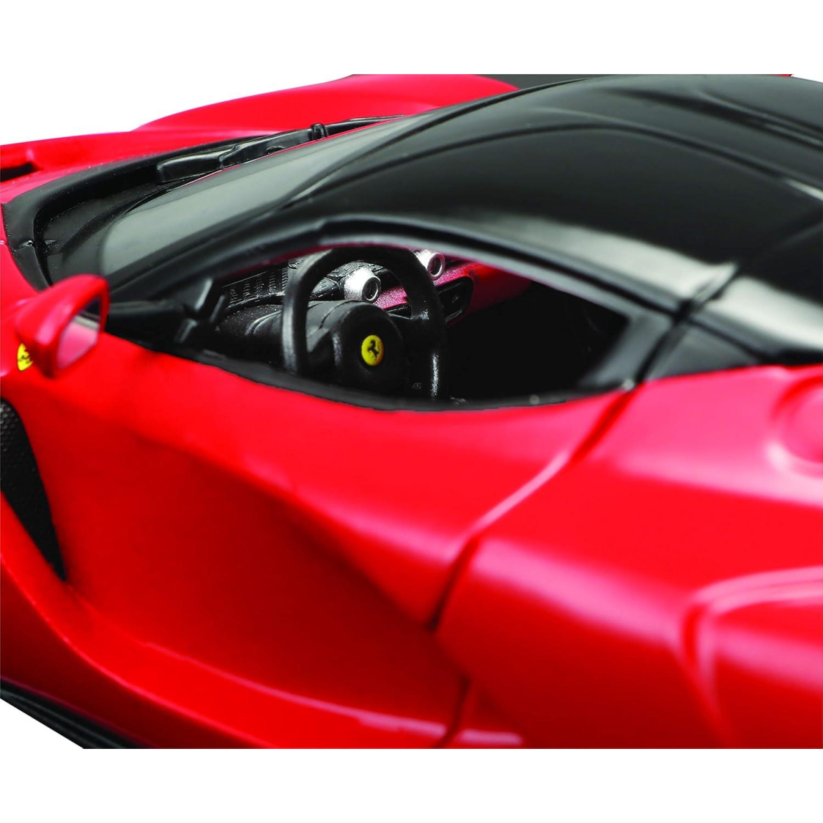 Maisto 1:24 Scale LaFerrari Model Car Building Kit – Diecast & Plastic, No Glue Needed, Red/Black