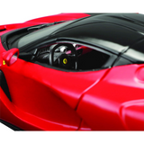Maisto 1:24 Scale LaFerrari Model Car Building Kit – Diecast & Plastic, No Glue Needed, Red/Black