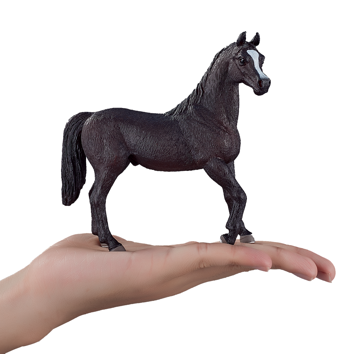 Mojo Arabian Stallion Horse Figure, Black – Realistic Equestrian Toy