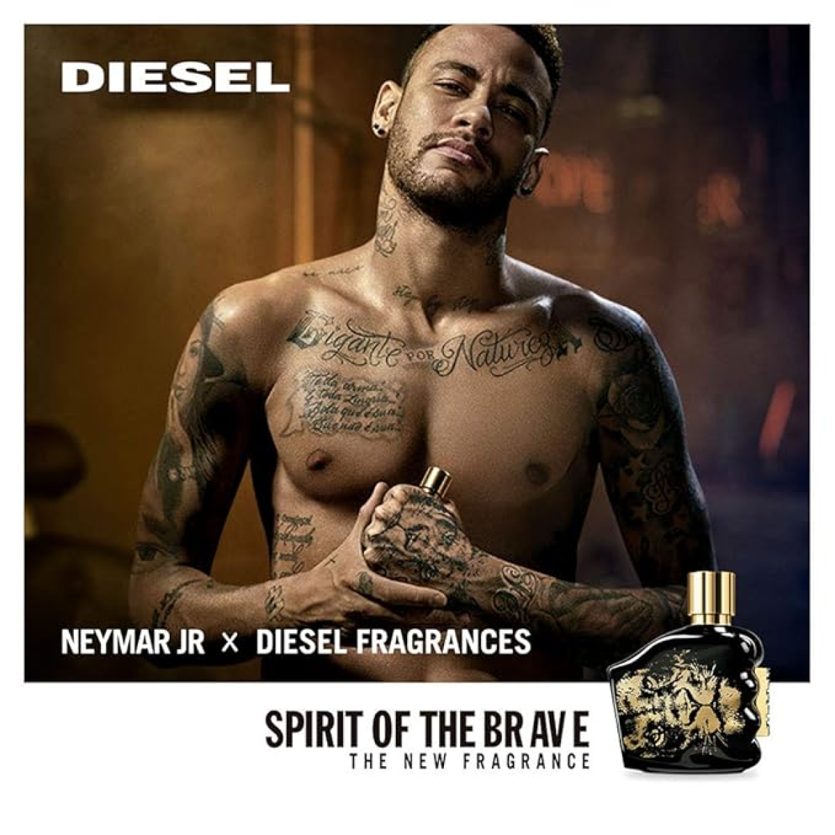 Diesel Spirit of the Brave Eau de Toilette Spray 75ml – Woody, Fresh & Citrus Fragrance for Men