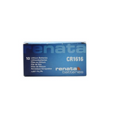Renata CR1616 Lithium Watch Battery – Single Coin Cell for Watches and Small Electronics