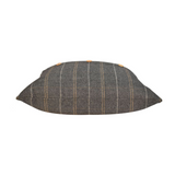 Artisan Furniture Quinn Pewter Tweed Cushions, Set of 2 – Wool Texture, Button-Down Detail for Sofas