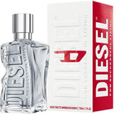 Diesel D Eau de Toilette Spray 50ml – Fresh & Citrus, Woody Fragrance for Men