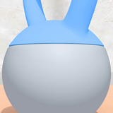 4kg Soft Kettlebell with Non-Slip Handle & Flat Base – Home Gym Strength and Cardio Training, Light Blue and Grey