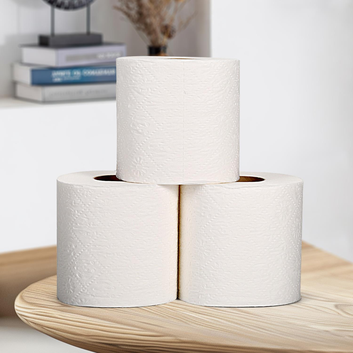 Vinsani Bamboo Toilet Roll 24 Pack – Eco-Friendly Sustainable Toilet Tissue