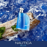 Nautica Blue Eau de Toilette Spray 100ml – Aquatic, Fresh & Citrus Fragrance for Men