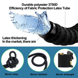 Expandable Garden Hose Pipe, 25ft (7.5m) with 8-Pattern Spray Gun – Flexible Garden Watering Hose