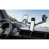 WYELOCK In-Car Magnetic Phone Holder for Dashboard and Windscreen – Suction Cup, 360° Rotation, Universal Fit