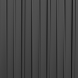 Metal Garden Shed with Lockable Door & Sloped Roof – Galvanised Steel Tool Storage, 161.5 x 94.5cm, Black