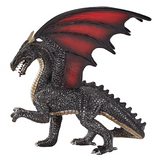 MojoFun Steel Dragon Toy Figurine – Fantasy Mythical Creature Model