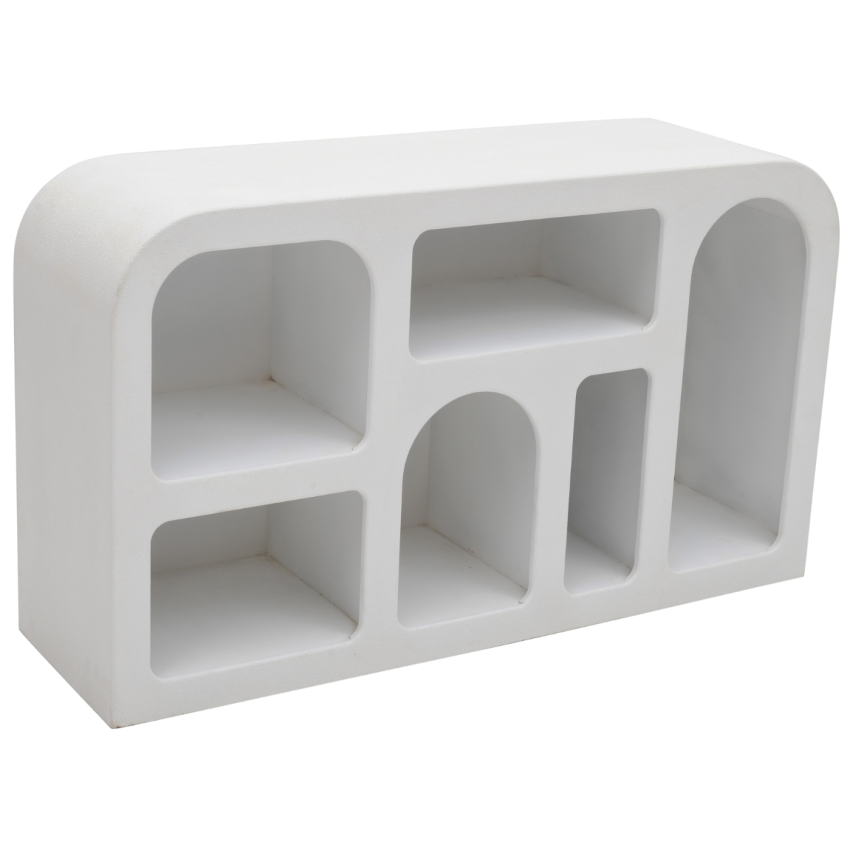 GEO Geometric Medium Sideboard – Display Cabinet & Bookshelf with Open and Enclosed Storage