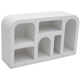 GEO Geometric Medium Sideboard – Display Cabinet & Bookshelf with Open and Enclosed Storage