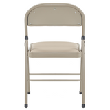 4pcs Foldable Steel & PVC Chairs with Padded Seat – Convention, Exhibition & Event Seating