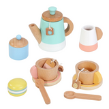 SOKA My Tea Set, 16-Piece Pretend Play Tea Party Set – Colourful Toy Teapot, Cups & Saucers for Kids