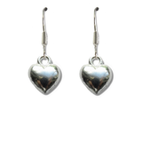 Best Dog Mum Silver-Plated Heart Earrings with Message Card – Dog Lover Gift in Black Gift Box
