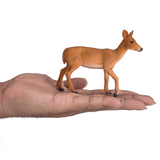 Mojo Fun White-Tailed Deer Doe Toy – Realistic Woodland Animal Model