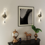 Modern LED Outdoor Wall Light with Spiral Design, IP65 Waterproof, 3 Colour Temperatures – Black Wall Sconce