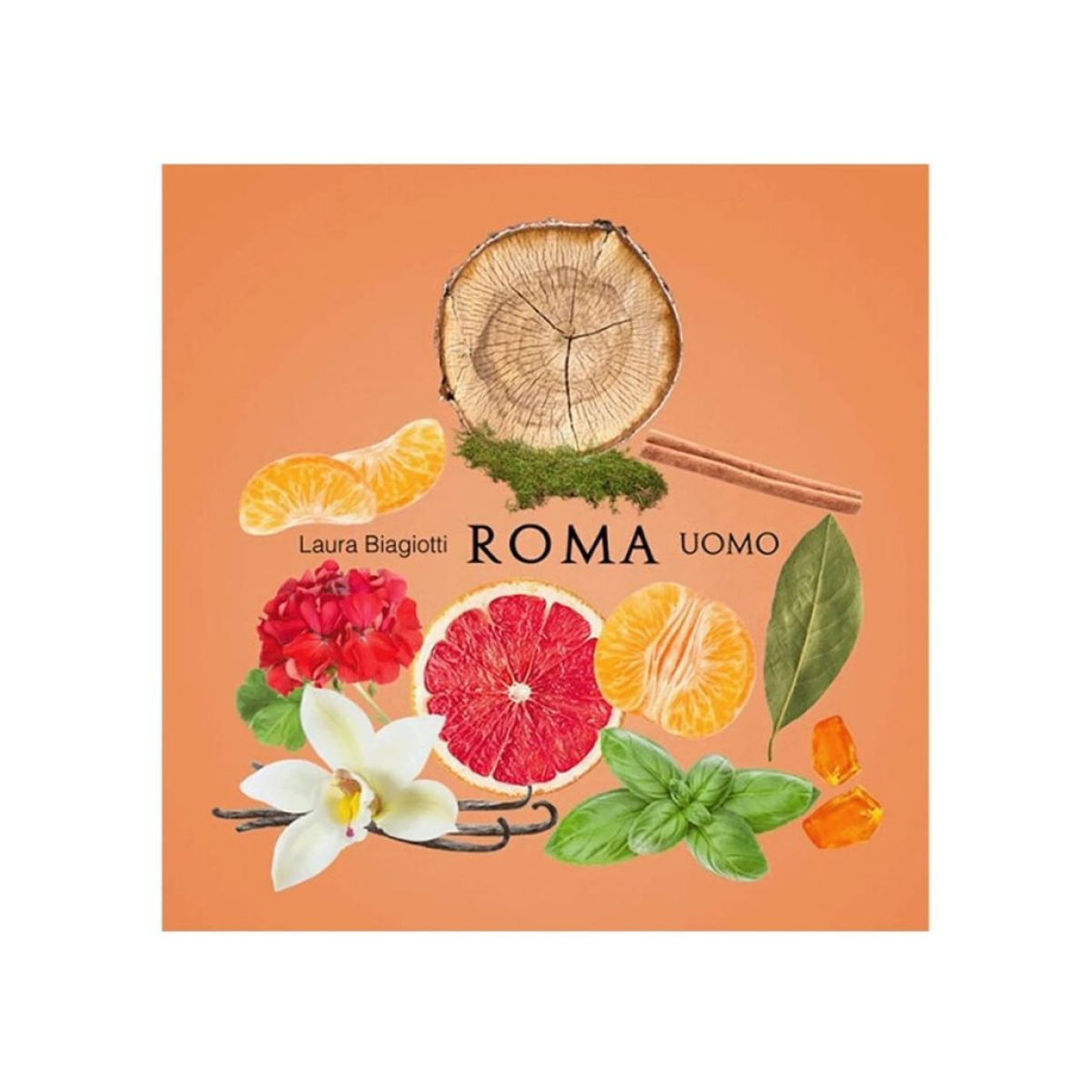Laura Biagiotti Roma Uomo Eau de Toilette Spray 40ml – Fresh & Citrus, Woody Fragrance for Men