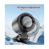 Portable Handheld Turbo Fan with Ice Cooling & LED Display – USB Rechargeable Foldable Mini Fan