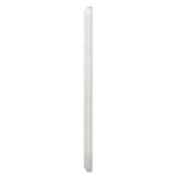 Door and Window Rain Cover Eaves Canopy, 100 x 80cm – Polycarbonate Sheet with ABS Brackets, White and Grey