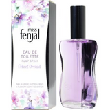 Miss Fenjal Velvet Orchid Pump Spray 50ml – Floral Women's Fragrance with Bergamot, Orchid, Vanilla & Musk