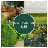 PawHut PVC-Coated Welded Wire Mesh Fence, 30m x 0.9m – Poultry, Aviary & Small Animal Run, Galvanised