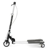 Xootz Pulse Scissor Scooter for Kids with Adjustable Handlebar & Brake – Ages 5+, White