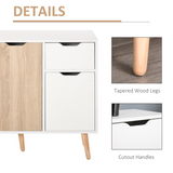 Scandinavian-Style Storage Cabinet Sideboard with Drawer and Four Doors – Bedroom, Living Room, Home Office