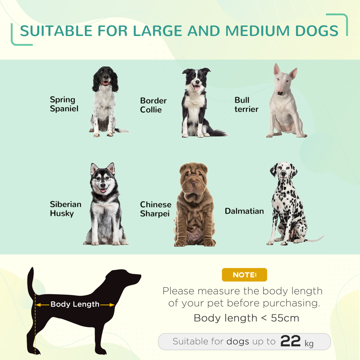Pawhut Elevated Cooling Dog Bed with Breathable Mesh & Non-slip Pads – Raised Steel Frame for Large Dogs