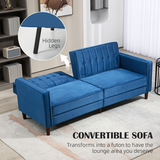 Close-up of velvet-feel upholstery texture, blue