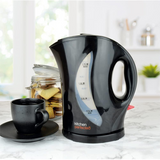 Kitchen Perfected 1.7L Fast Boil Cordless Kettle & 2-Slice Toaster Set – Black