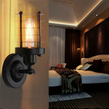 Adjustable Metal Cage Wall Sconce