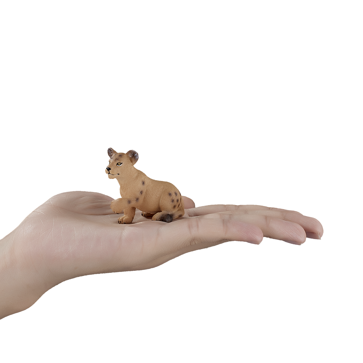 Mojo Lion Cub Playing Figurine – Realistic Big Cat Toy