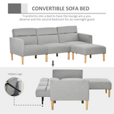 Reversible Sectional Sofa Bed adjustable back detail
