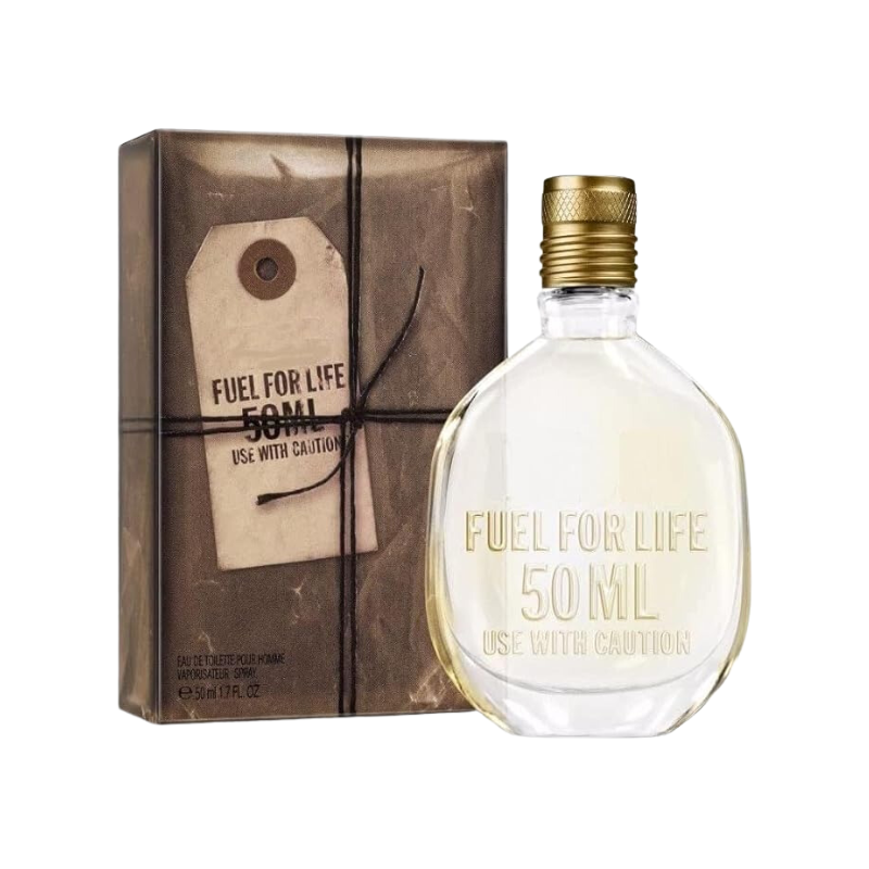 Diesel Fuel for Life Eau de Toilette Spray 50ml – Fresh & Citrus, Spicy Fragrance for Men
