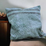 Luxury Stone Washed Green Cushion Cover, 50 x 50cm