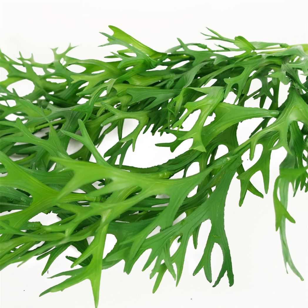 Leaf 80cm Hanging Artificial Staghorn Fern – Realistic Plastic Foliage, Trimmable Length