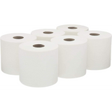 Aspect Centrefeed White Roll, 18 Pack of 2-Ply Recycled Kitchen Towels – Super Absorbent, 70m