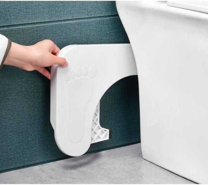 Avilo Foldable Toilet Foot Perch – Toilet Stool to Help Alleviate Constipation Discomfort