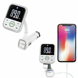 Aquarius Bluetooth Car Kit with FM Transmitter, MP3 Player & 2.1A USB Charger – Hands-Free Calling