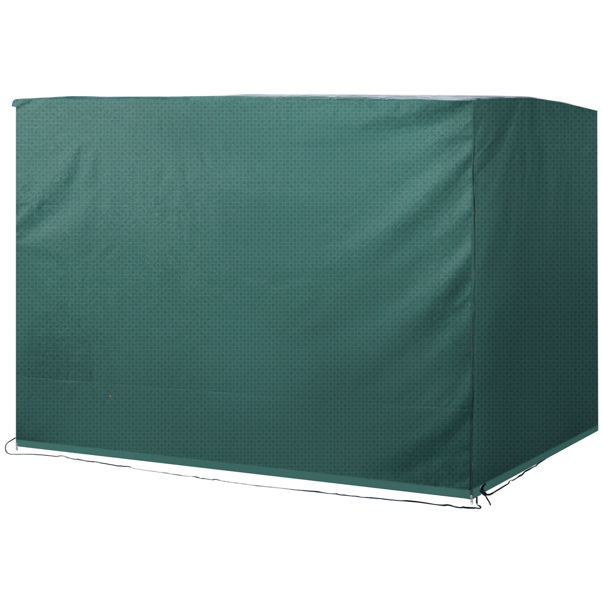 Outsunny Large Patio Swing Chair Cover with Drawstring – Heavy Duty Garden Furniture Protector, Green